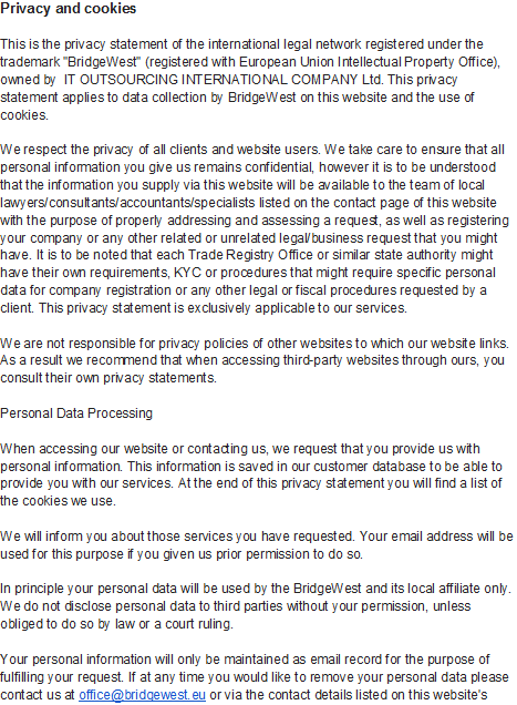 Privacy Policy